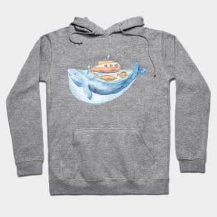 Cute whale Hoodie